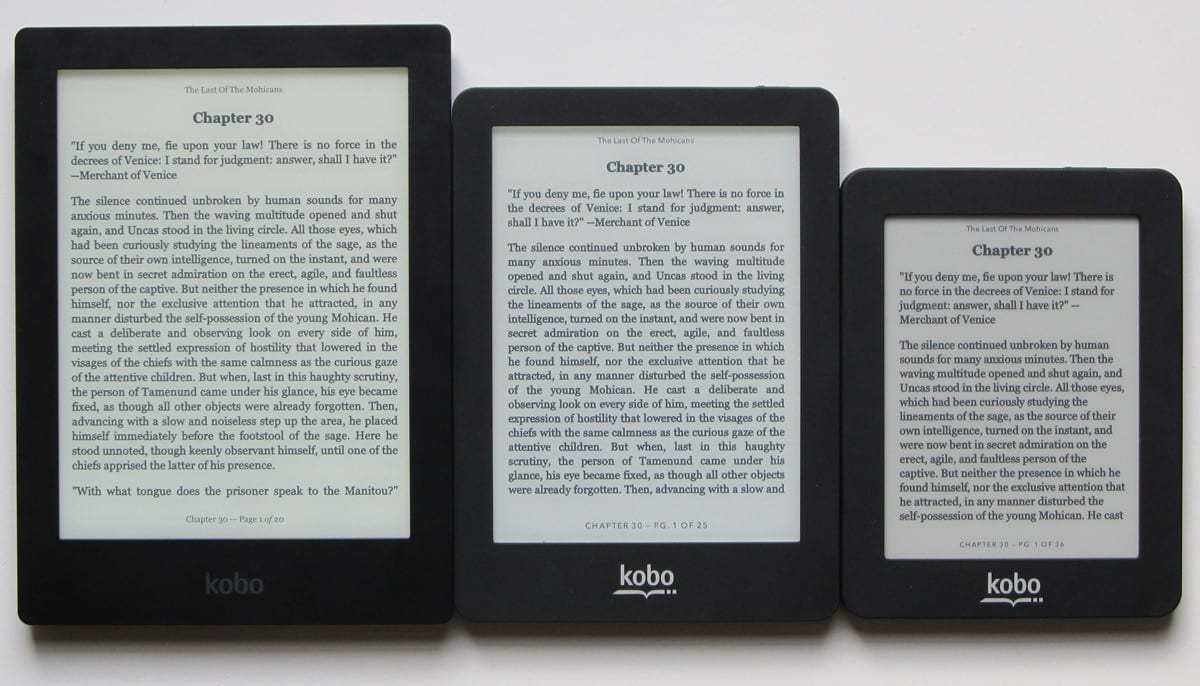 kobo aura hd glo mini