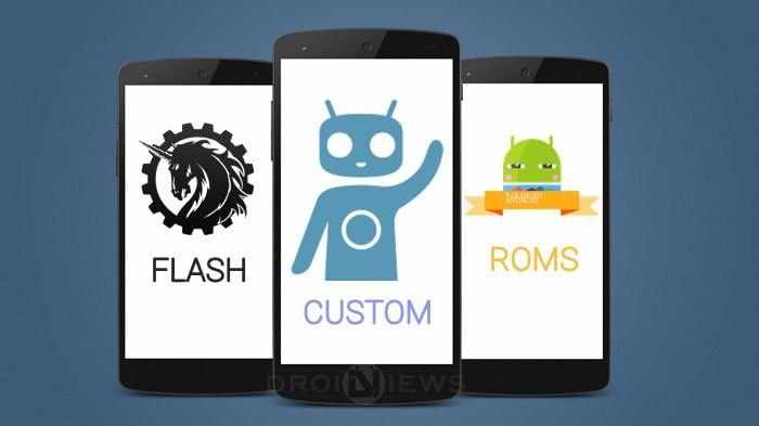 flash custom roms