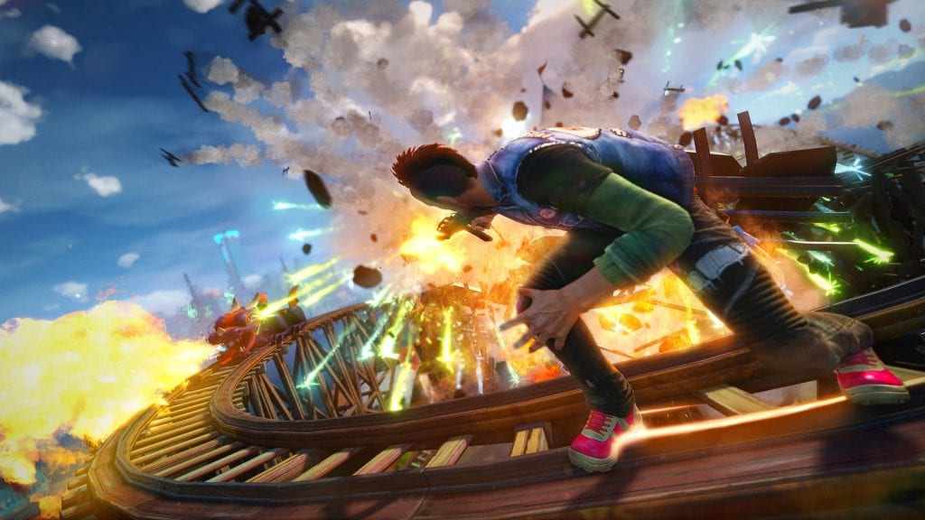 sunset overdrive e3 rollercoaster 1