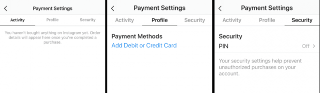 payment settings