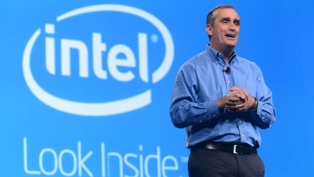 Intel CEO Brian Krzanich delivers his keynote Mobilizing Intel at the Intel Developer Forum in San Francisco.