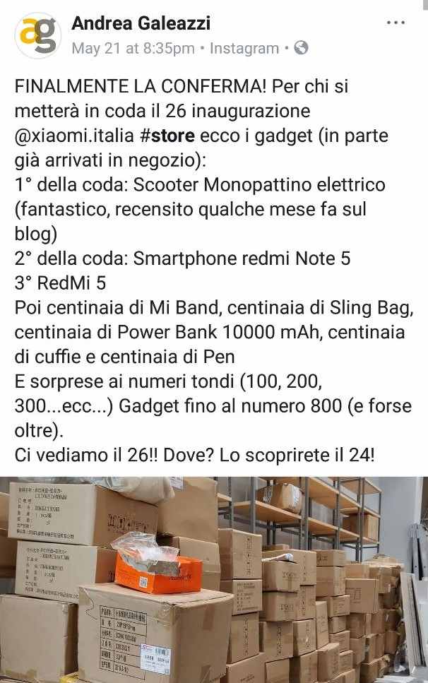 Xiaomi galeazzi Gadget