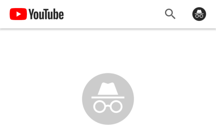 youtube incognito 1