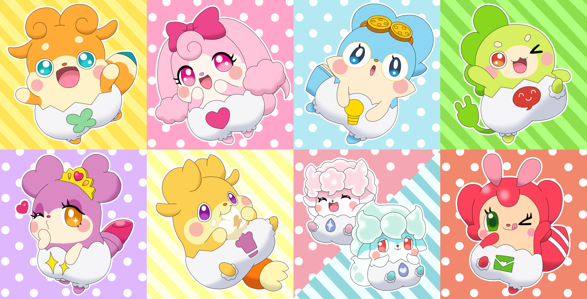 Egg Fairies Cocotama Wallpaper