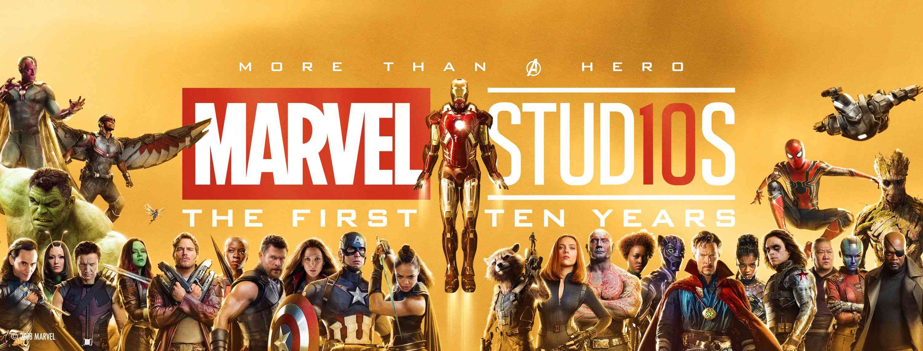 Marvel Studios The First 10 Years Banner