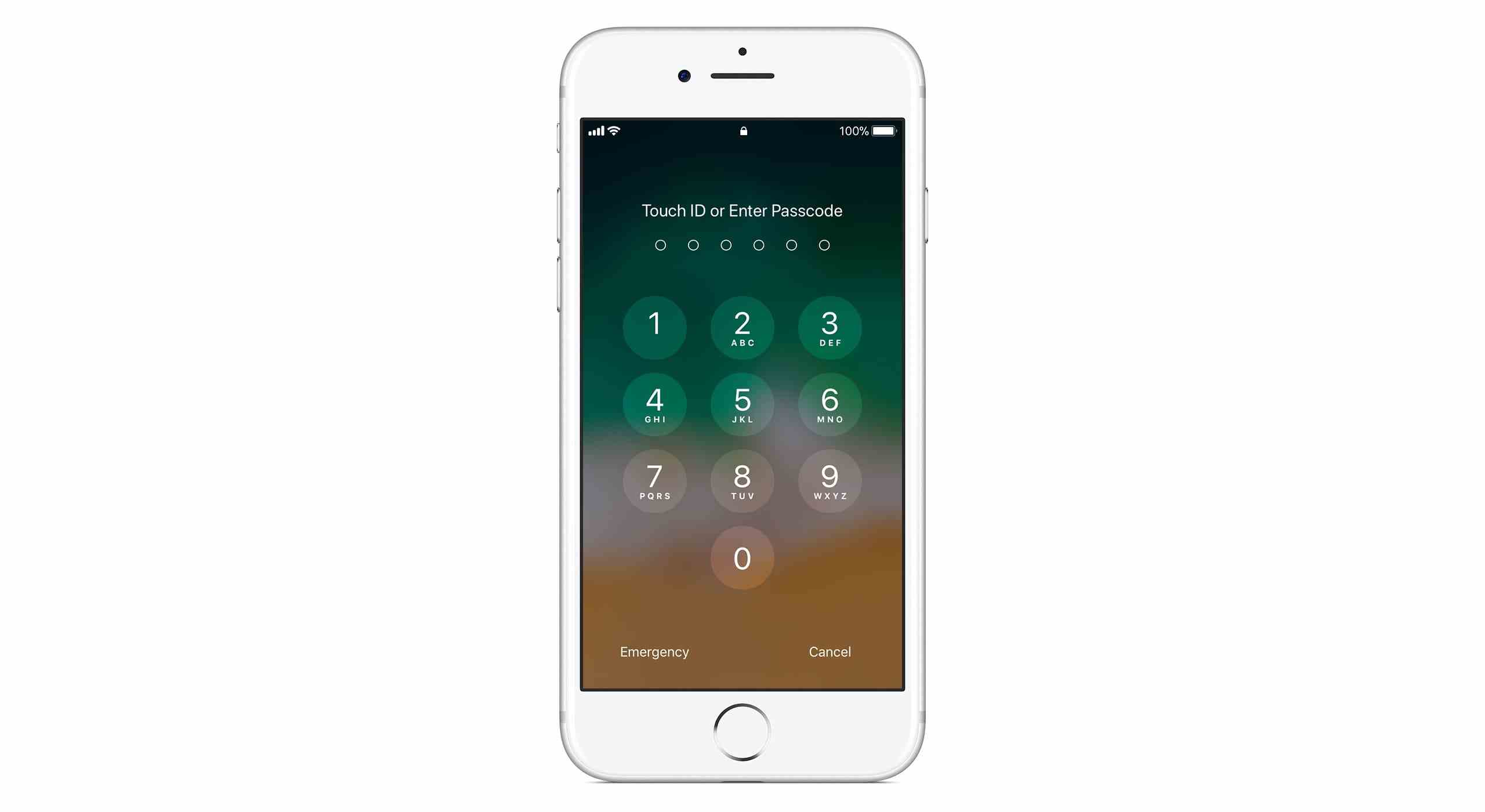 iphone7 ios11 passcode lock screen min