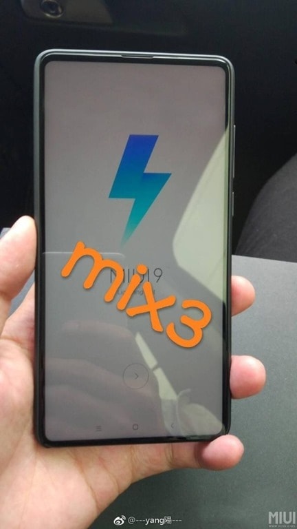 Xiaomi Mi MIX 3 real life image leak 1 min