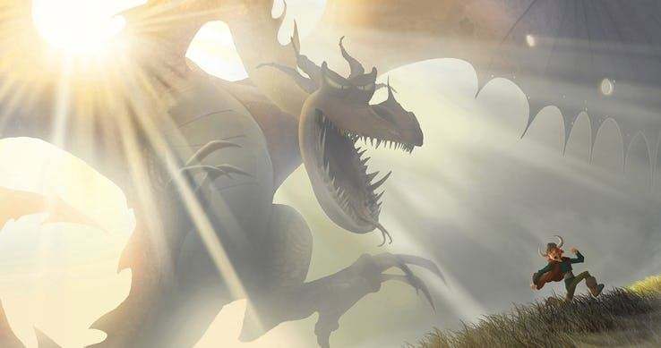 concept art di un drago per la pellicola dragon trainer maxw 1280