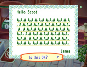 lettere animal crossing