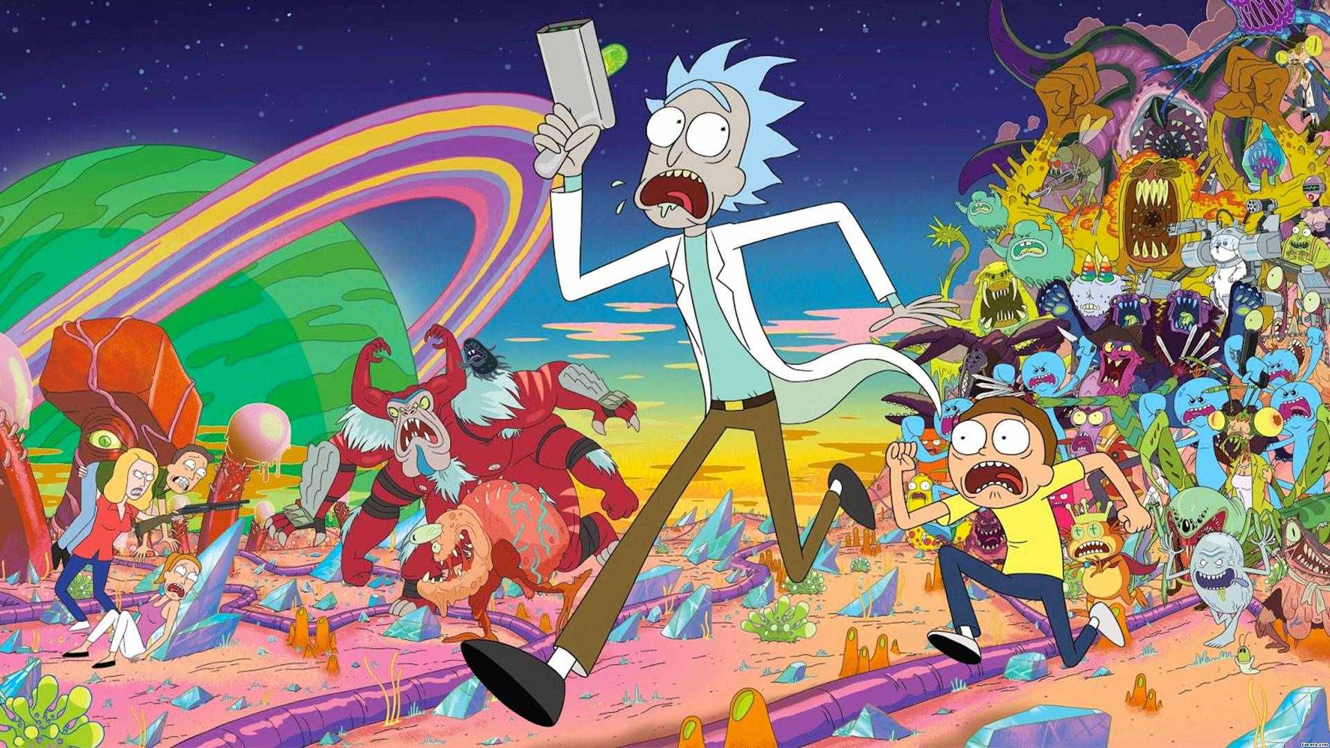 rick and morty wallpaper