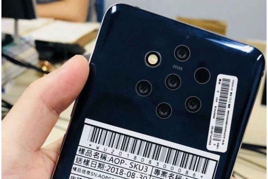 Alleged Nokia 9 leaks out with five rear cameras in possible hands on image