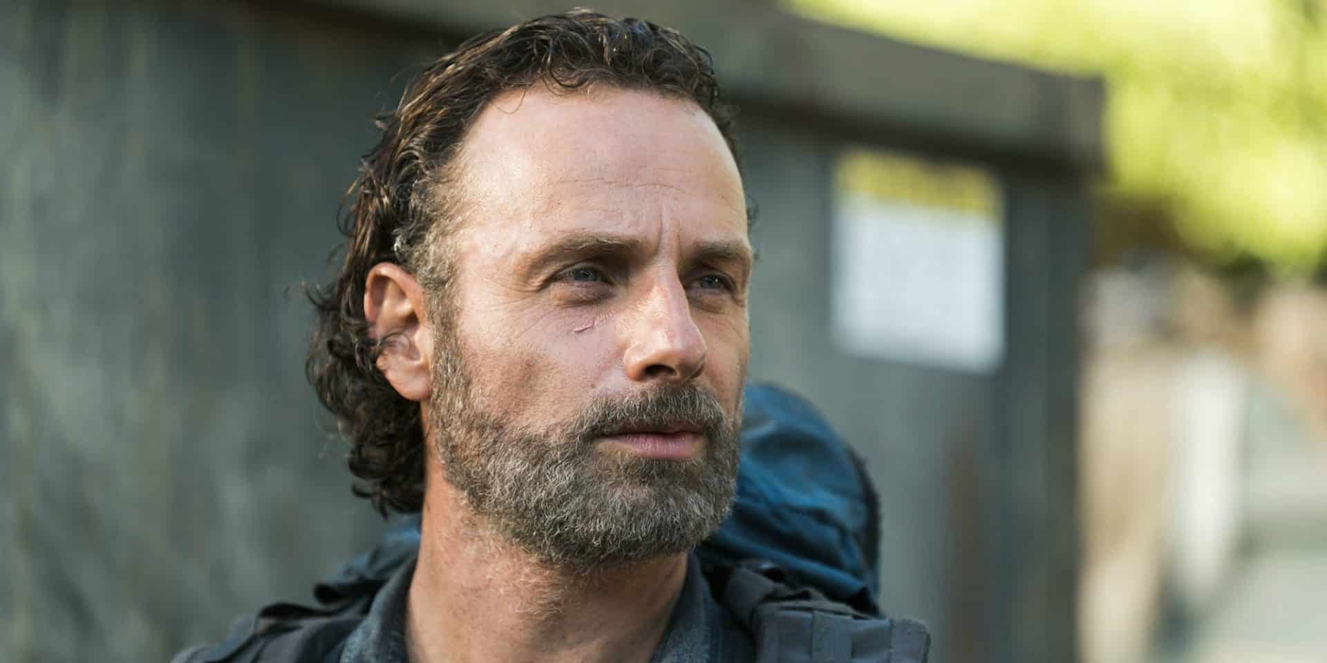 Andrew Lincoln as Rick Grimes in The Walking Dead Season 8