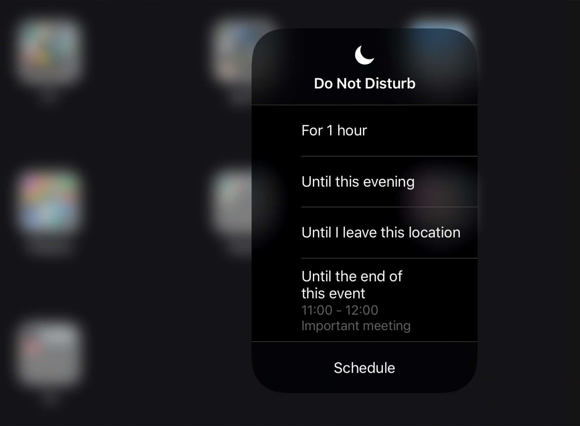 Do Not Disturb ios 12