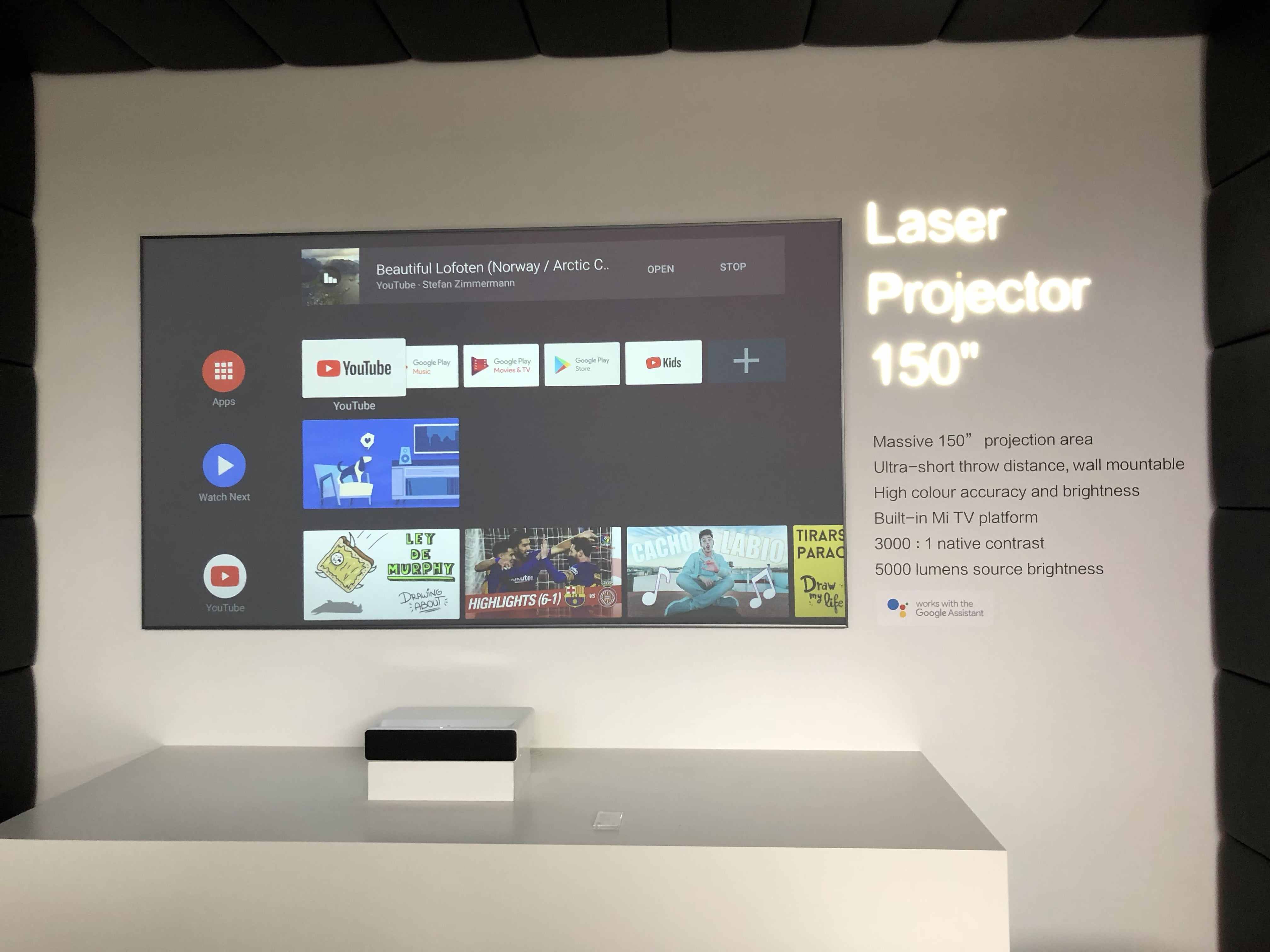 xiaomi mi laser projector 1 min