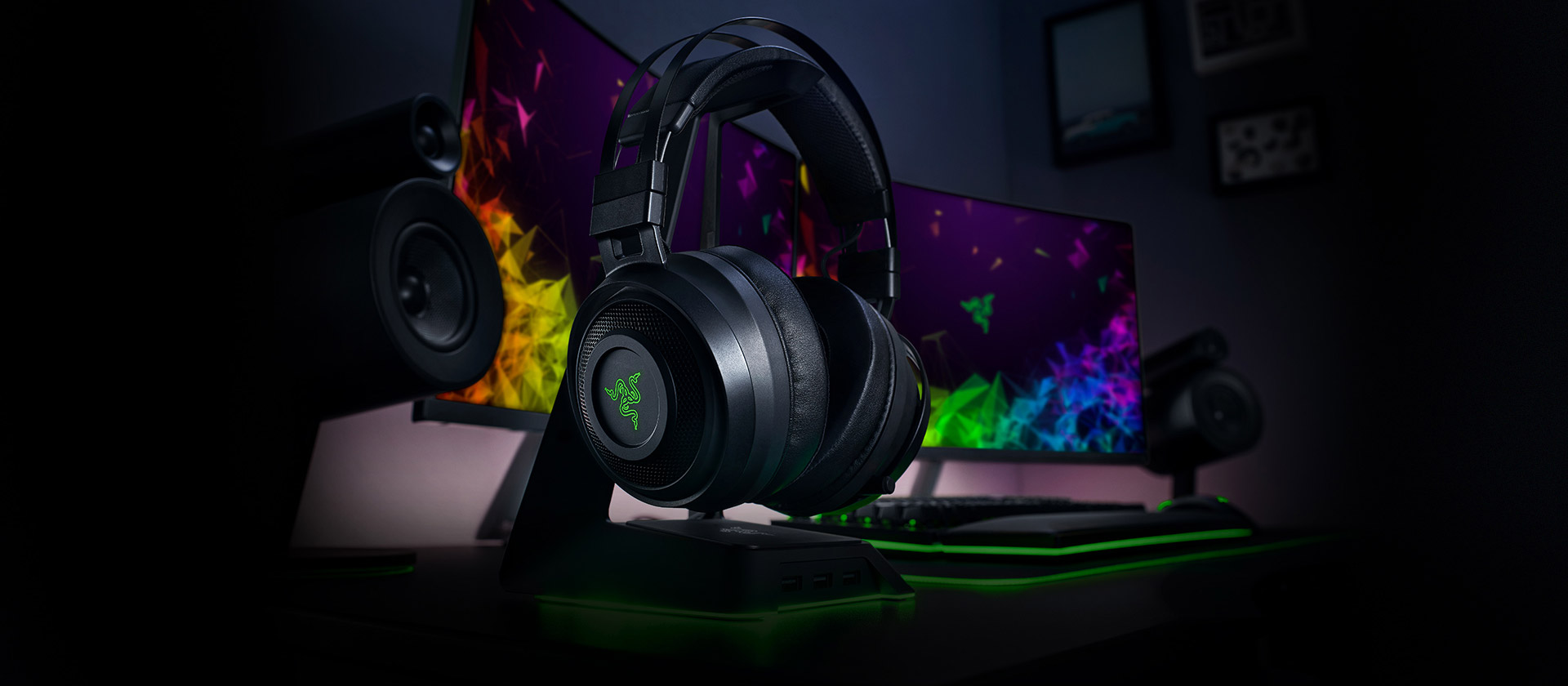 razer nari hero desktop wireless gaming headset