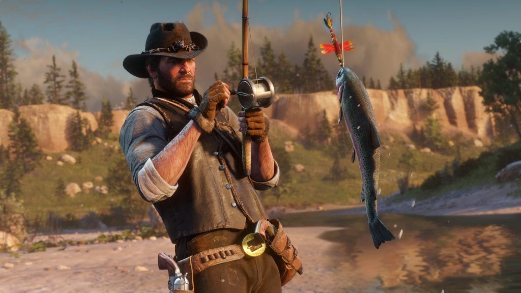 Red Dead Redemption 2 fishing