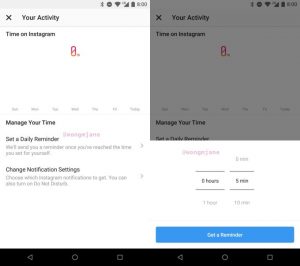 Time On Instagram Activity Usage Insights