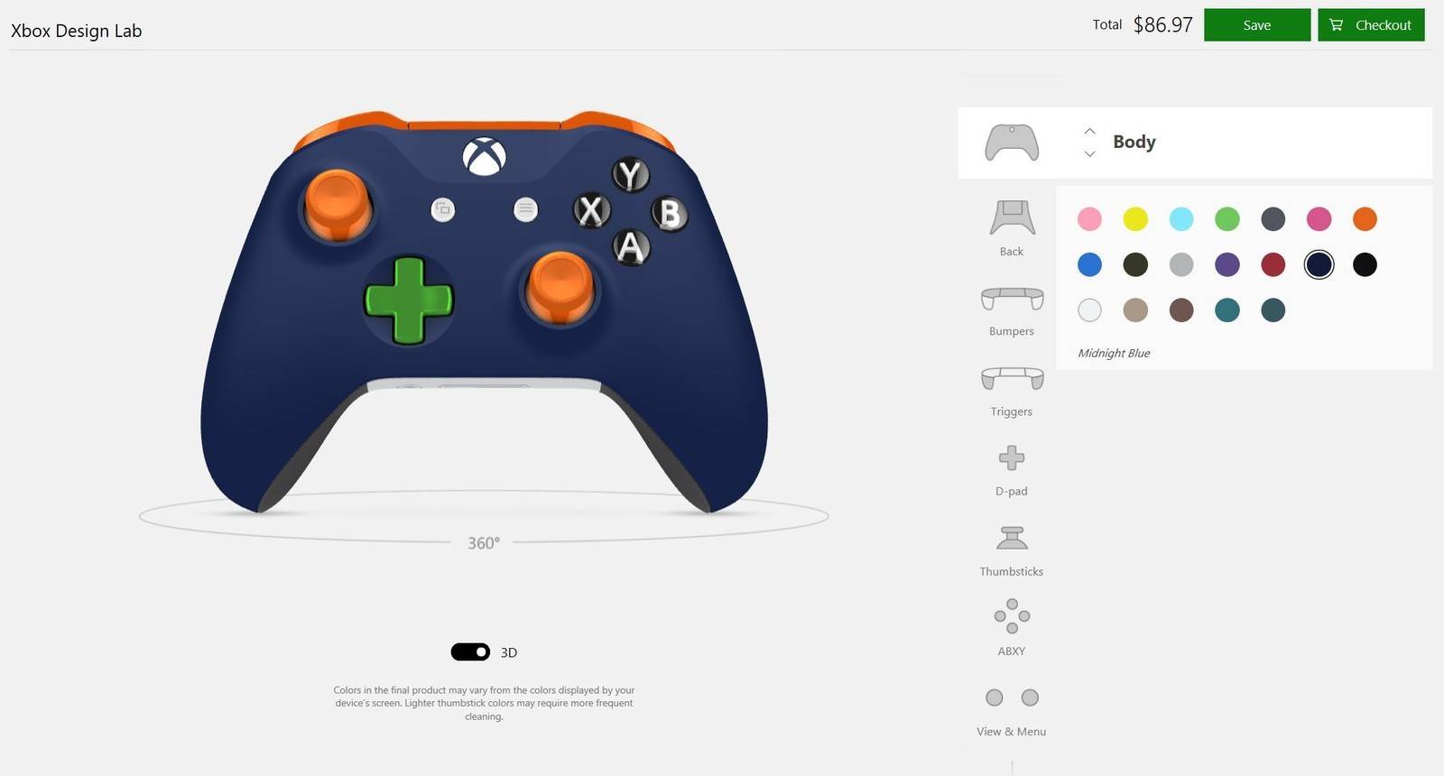 xbox design lab site