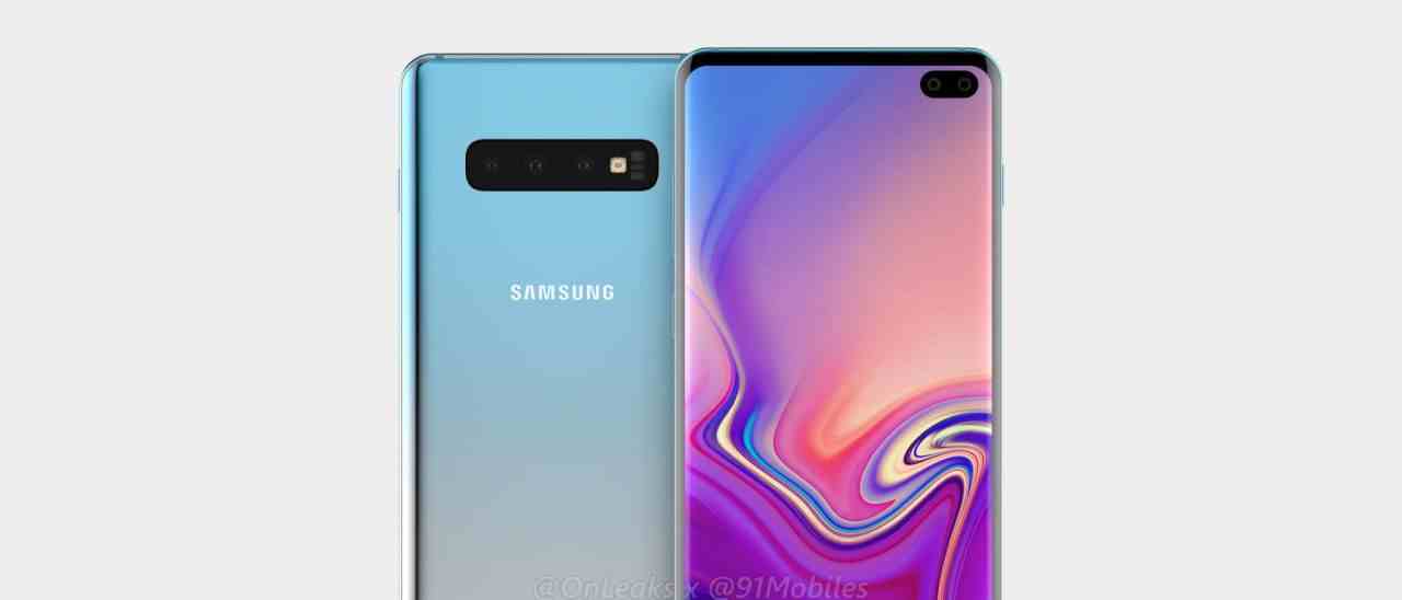 Samsung Galaxy S10 render