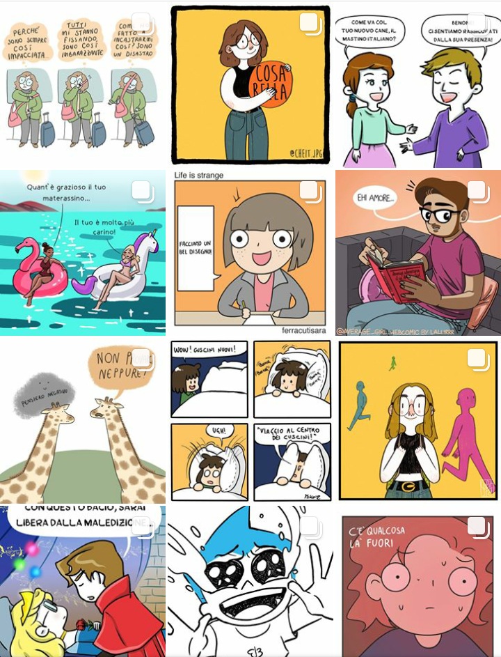 i mille colori di tomato webcomics su instagram