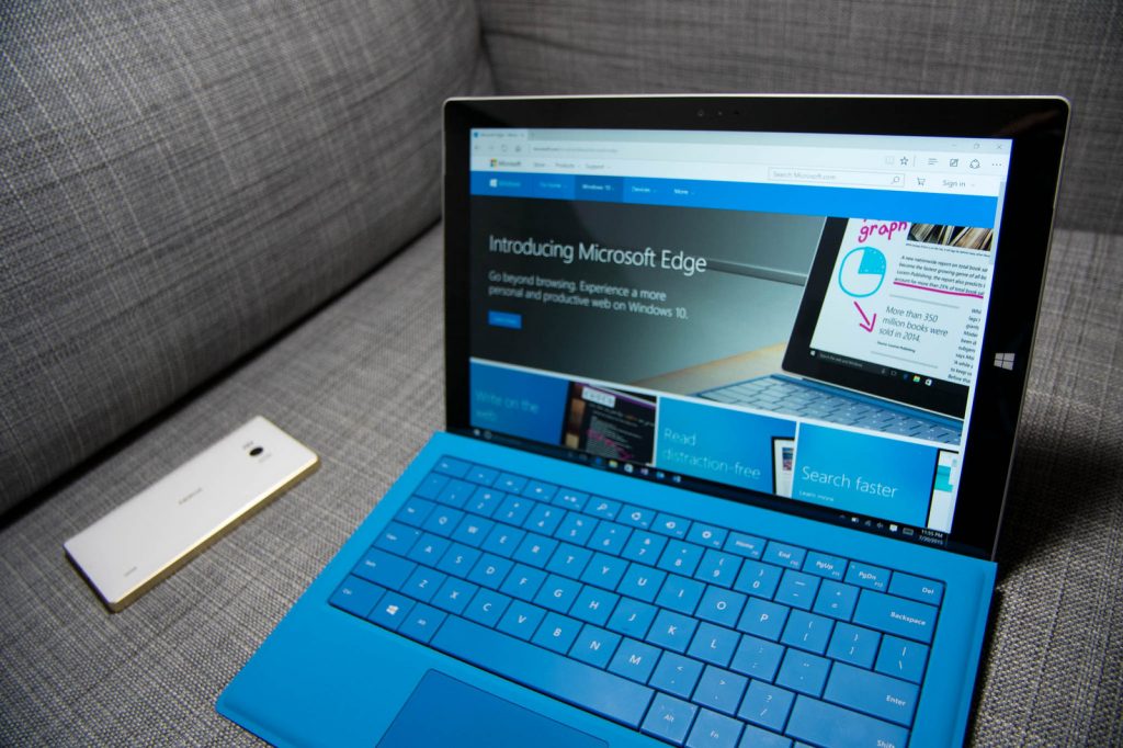 microsoft edge surface pro 3