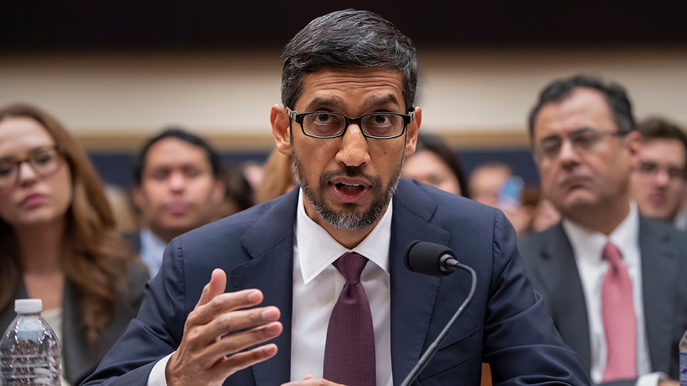 sundar pichai hearing