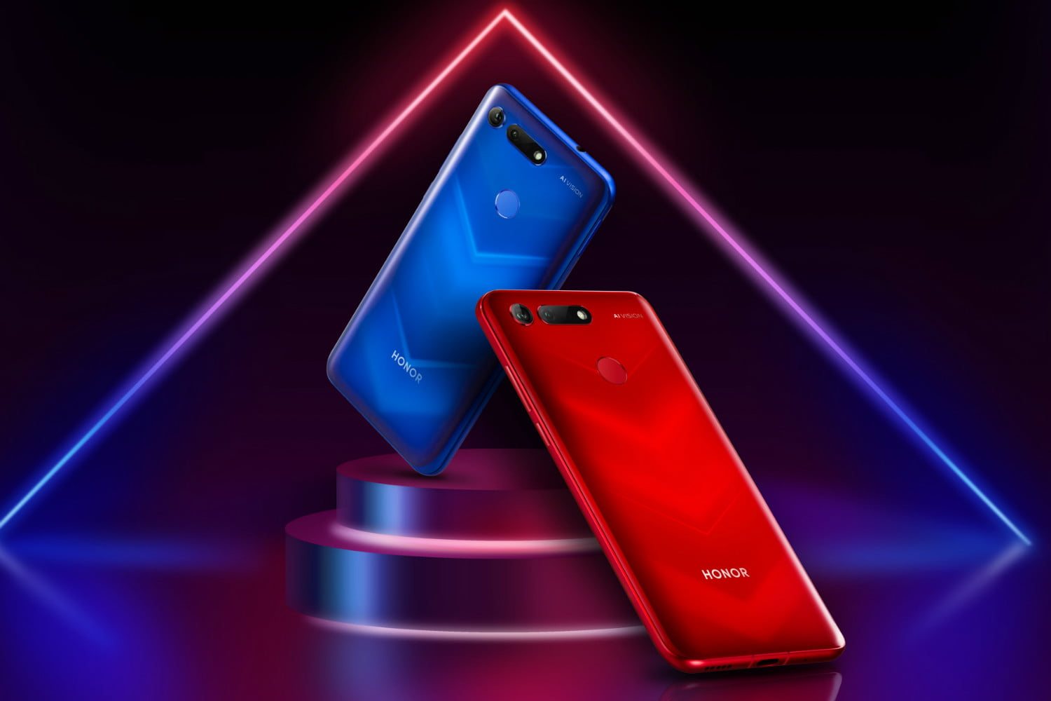 honor view 20 red blue