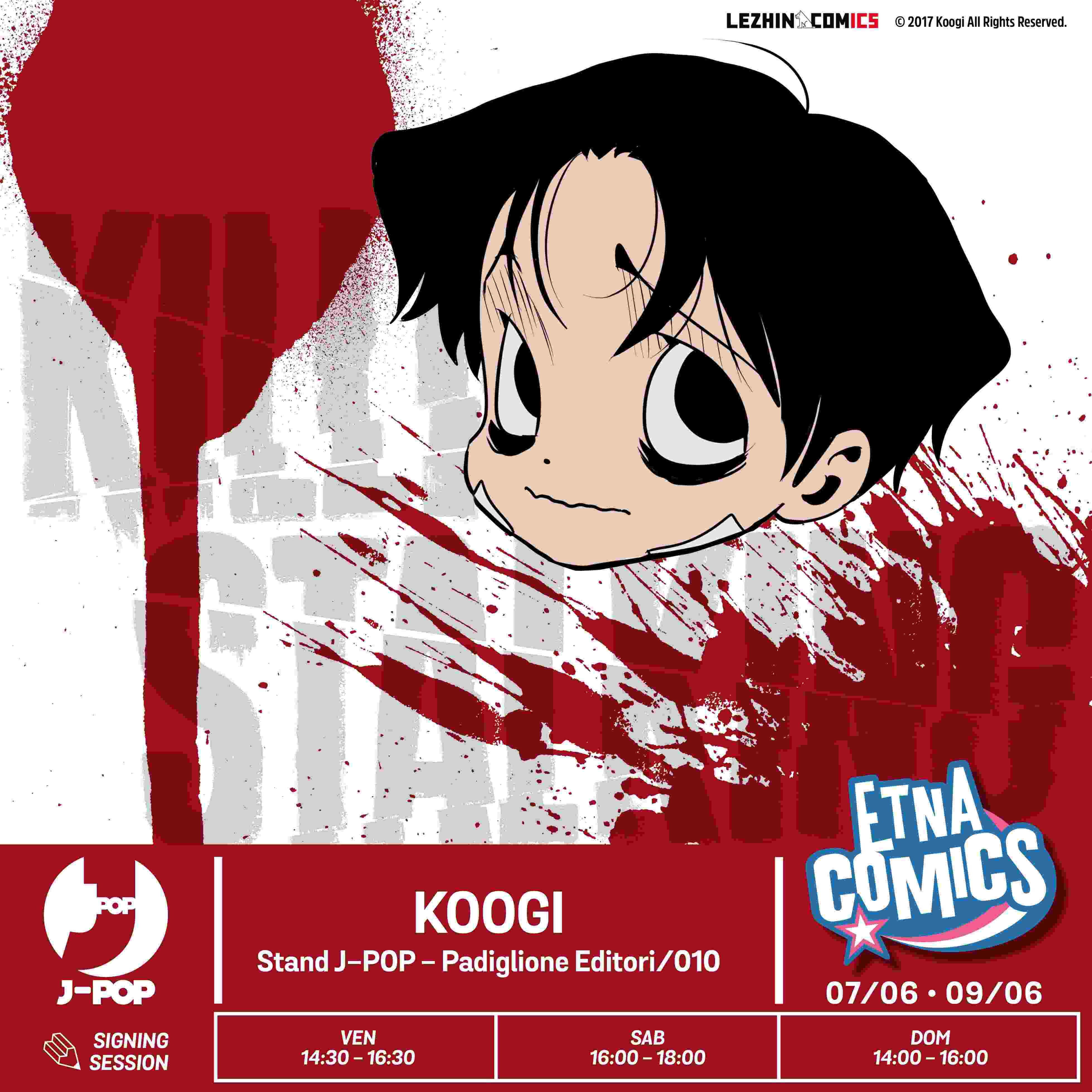 POST ETNA COMICS KOOGI signing session 2019 min