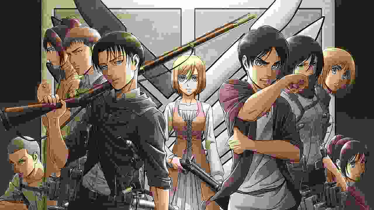attack on titan season 3 characters poster