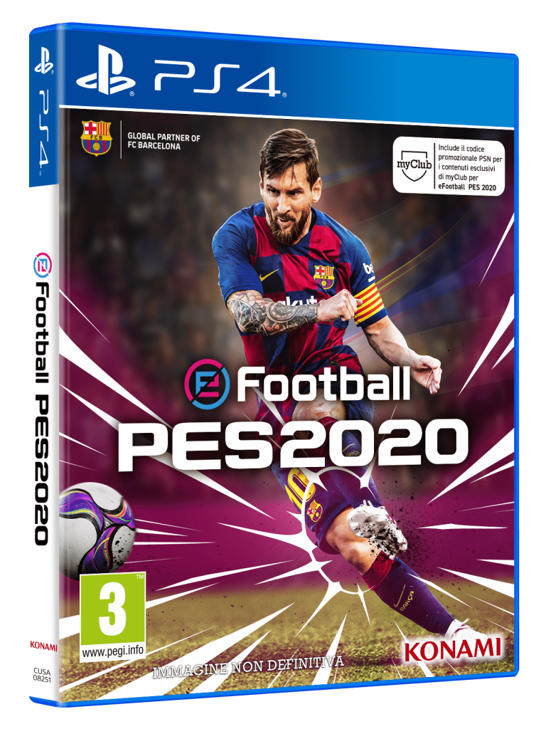 PS4 3D PES2020 Standard IT min