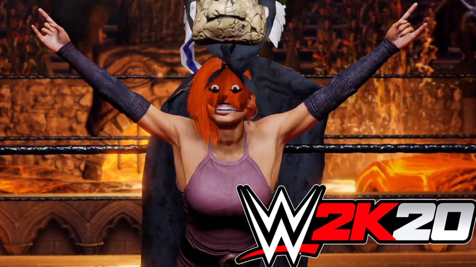 wwe 2k20 bug