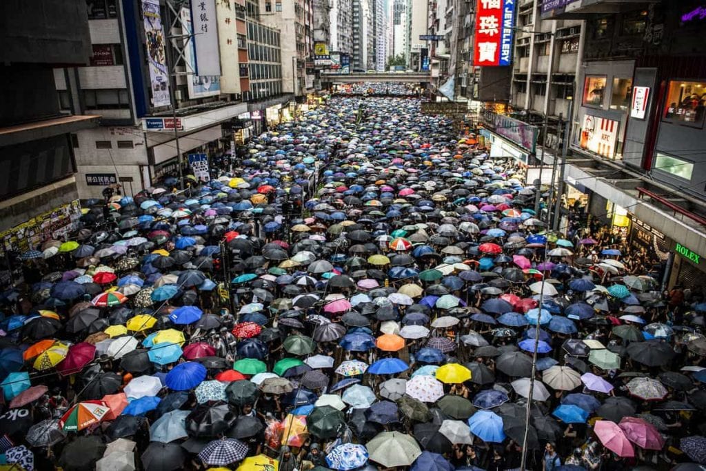 Hong Kong Umbrellas