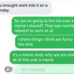 guy fired over meme job work post facebook cody hidalgo 5 5db6a03c3cb70 605