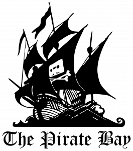 1200px The Pirate Bay logo bw.svg