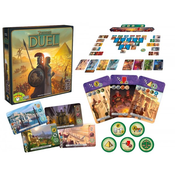 7 wonders duel boardgame