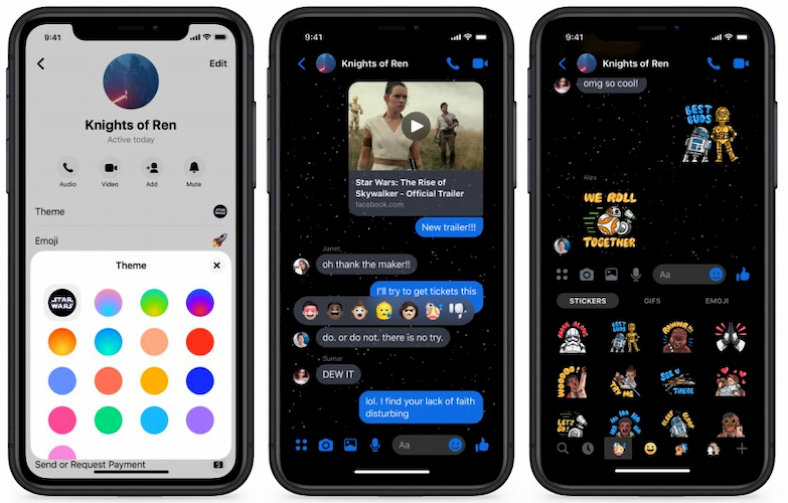 Star Wars FB Messenger