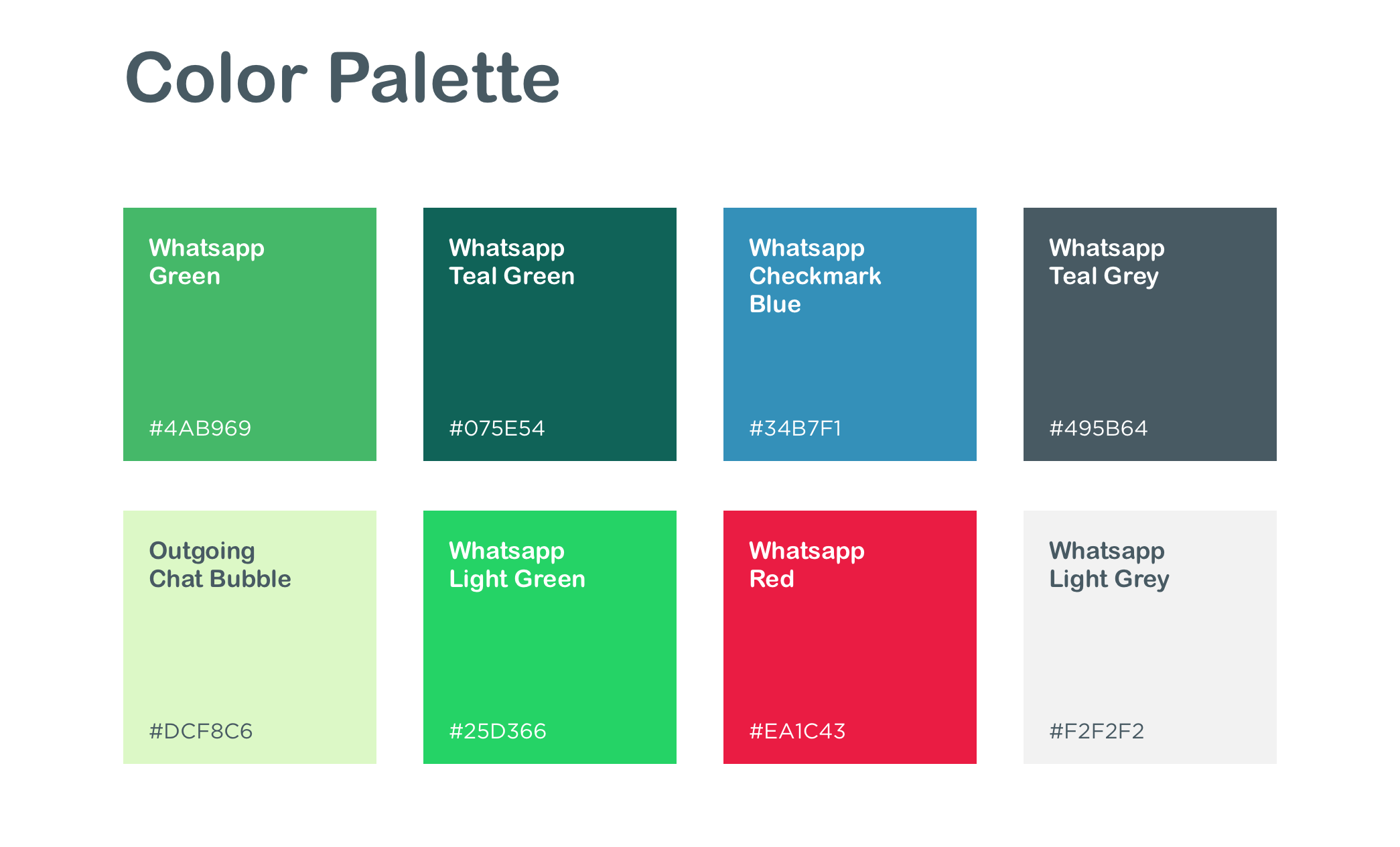 Whatsapp palette