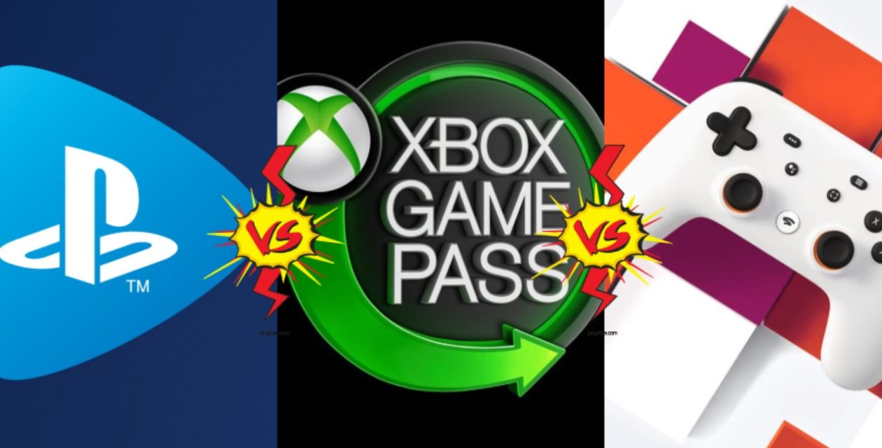 XBOX GAME PASS VS PLAYSTATION NOW VS STADIA