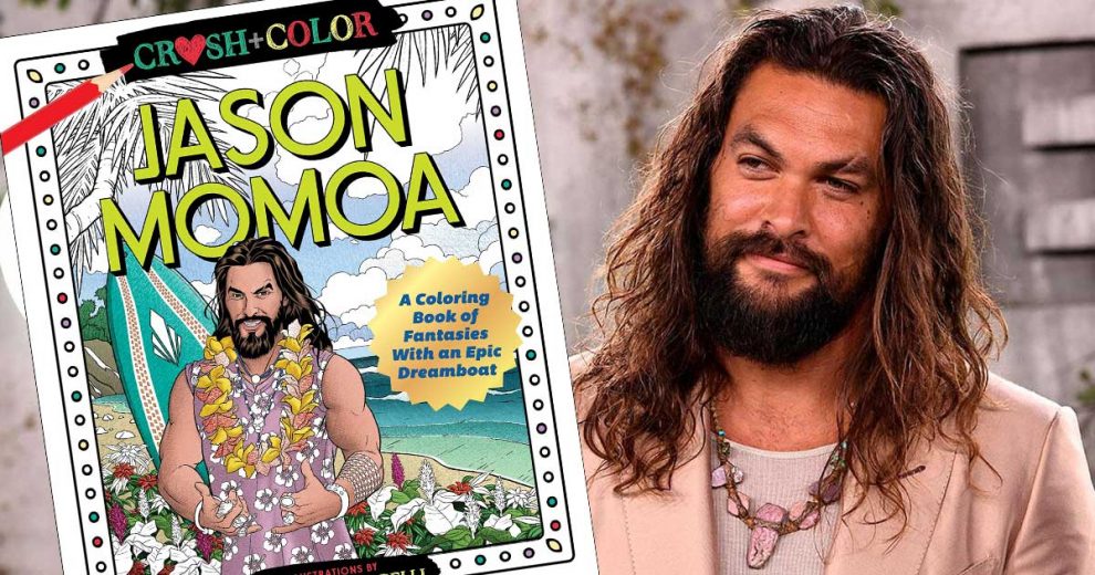 Il Nuovo Antistress Su Jason Momoa Tutto Da Colorare Drcommodore