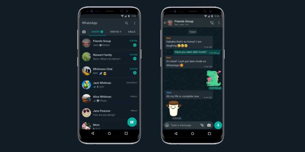 WhatsApp Dark Mode