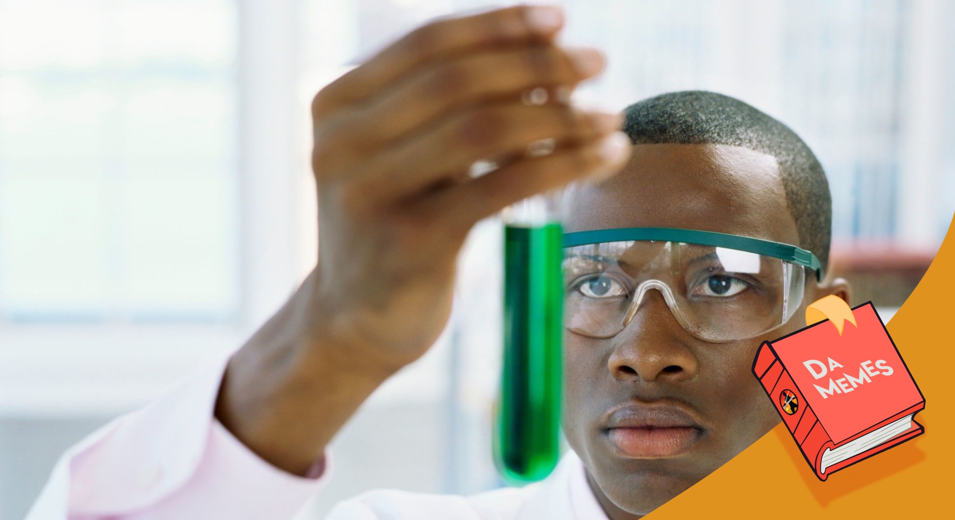 La storia del meme Black Scientist Holding a Test Tube o Finally, Synthetic...