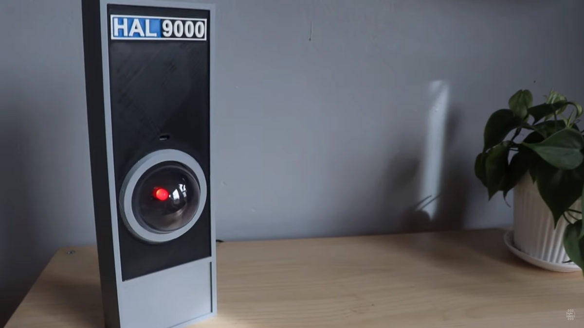 HAL 9000 raspberry google assistant