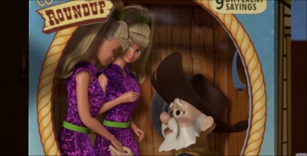 Toy story 2 Disney Barbie scena censurata