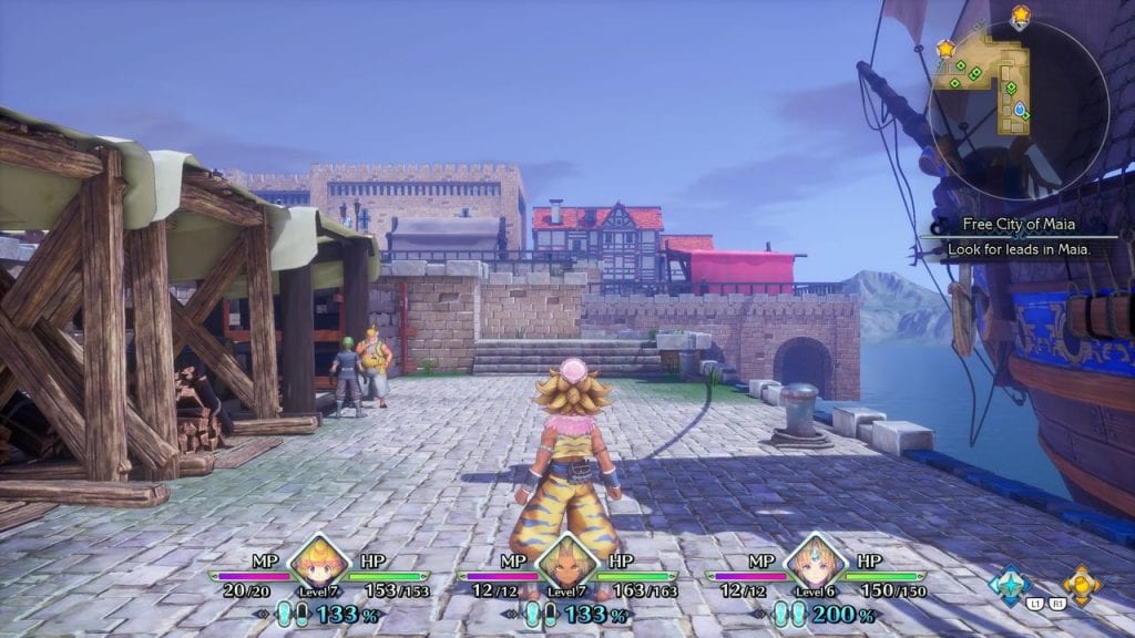 Trials of Mana, screenshot in game