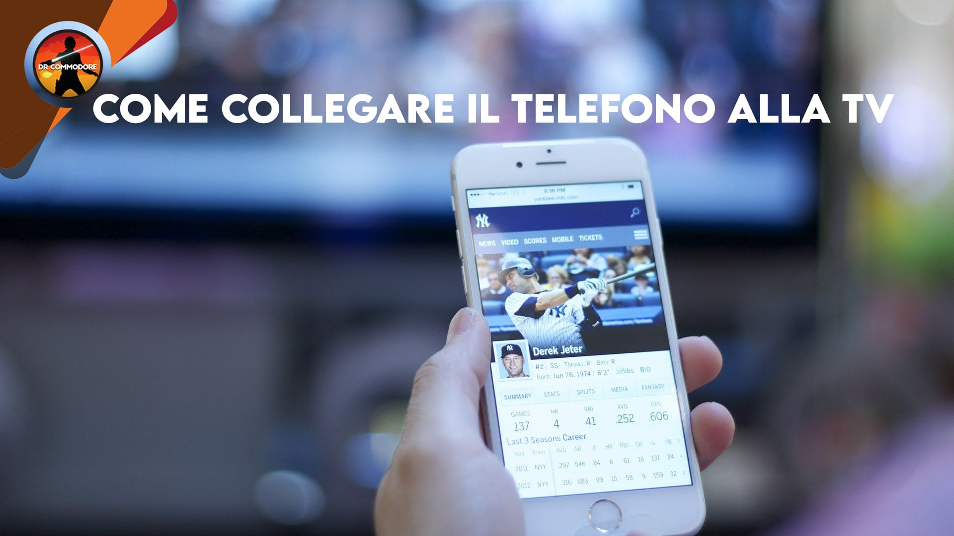 collegare telefono alla tv