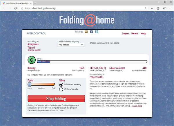 folding home