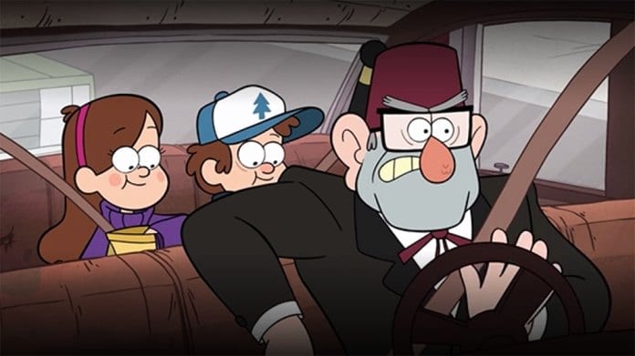 Gravity Falls simbolo cappello censurato