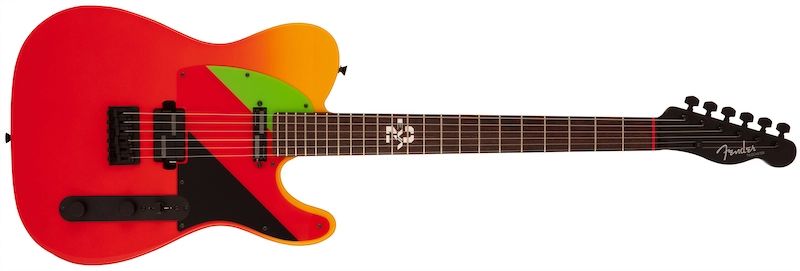 2020 Evangelion Asuka Telecaster Fronte