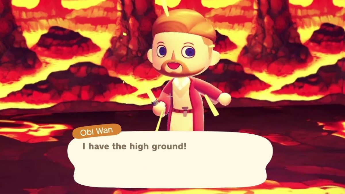 Obi-wan in animal crossing: new horizons