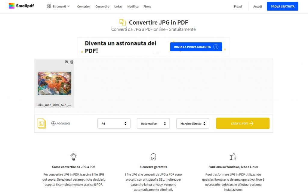 smallpdf.con JPG in PDF